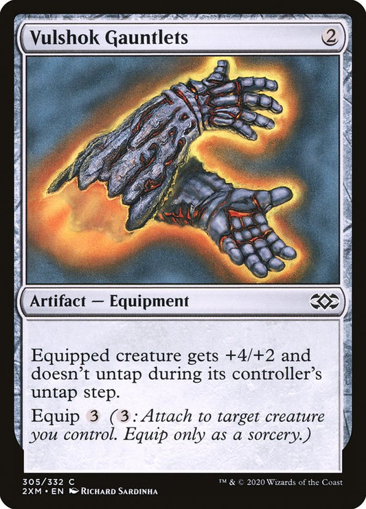 Vulshok Gauntlets [Double Masters] (305)