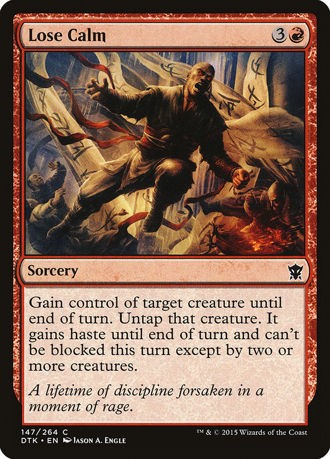 Lose Calm [Dragons of Tarkir] (147)