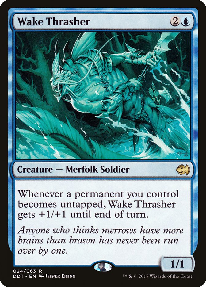 Wake Thrasher [Duel Decks: Merfolk vs. Goblins] (24)