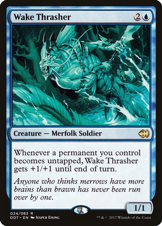 Wake Thrasher [Duel Decks: Merfolk vs. Goblins] (24)