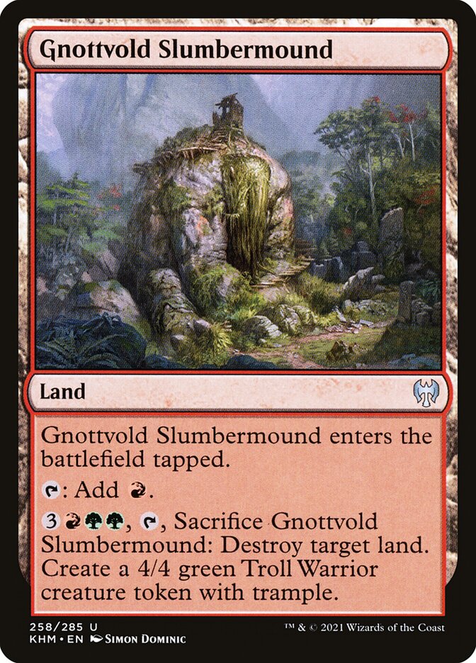 Gnottvold Slumbermound [Kaldheim] (258)