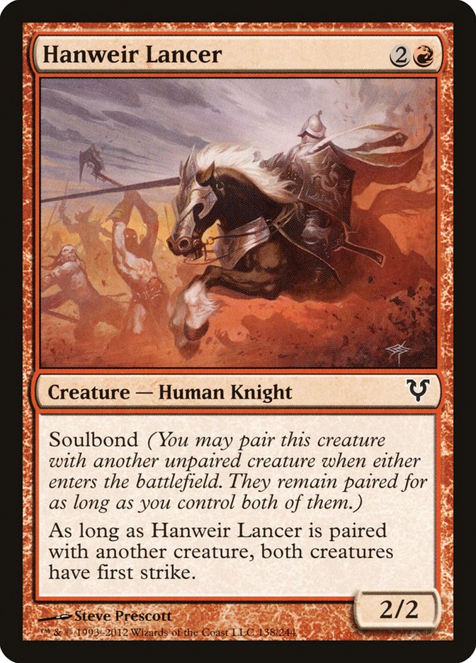 Hanweir Lancer [Avacyn Restored] (138)