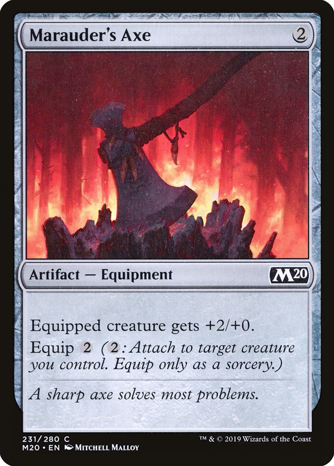 Marauder's Axe [Core Set 2020] (231)