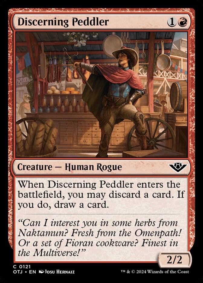 Discerning Peddler [Outlaws of Thunder Junction] (121)