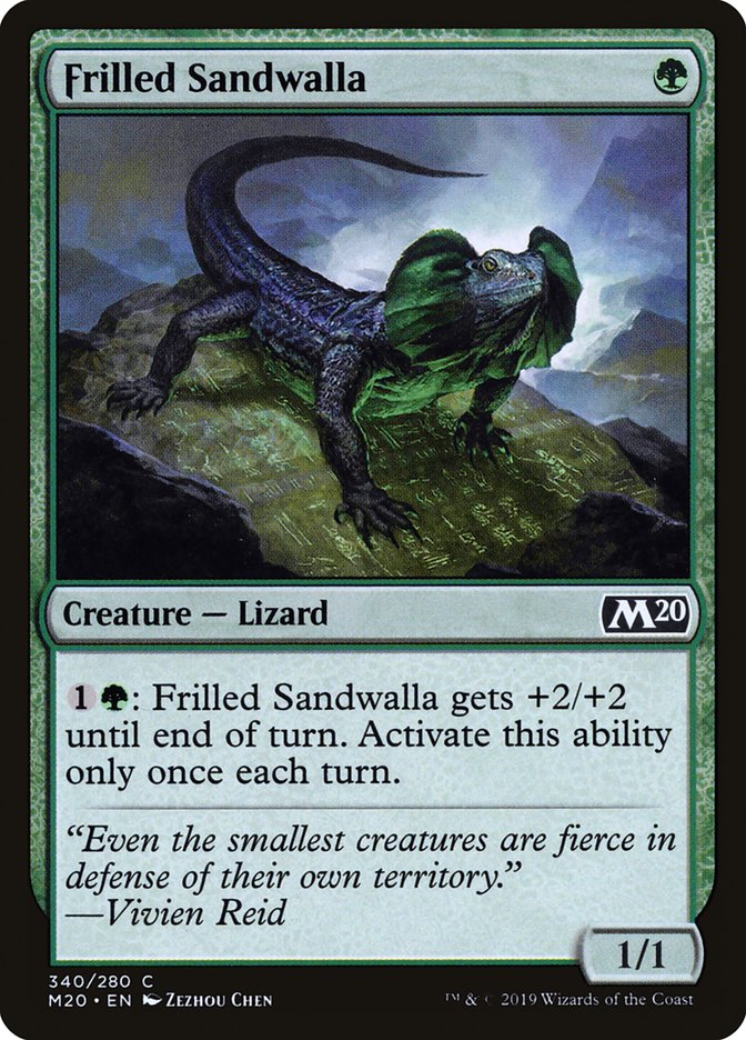 Frilled Sandwalla [Core Set 2020] (340)
