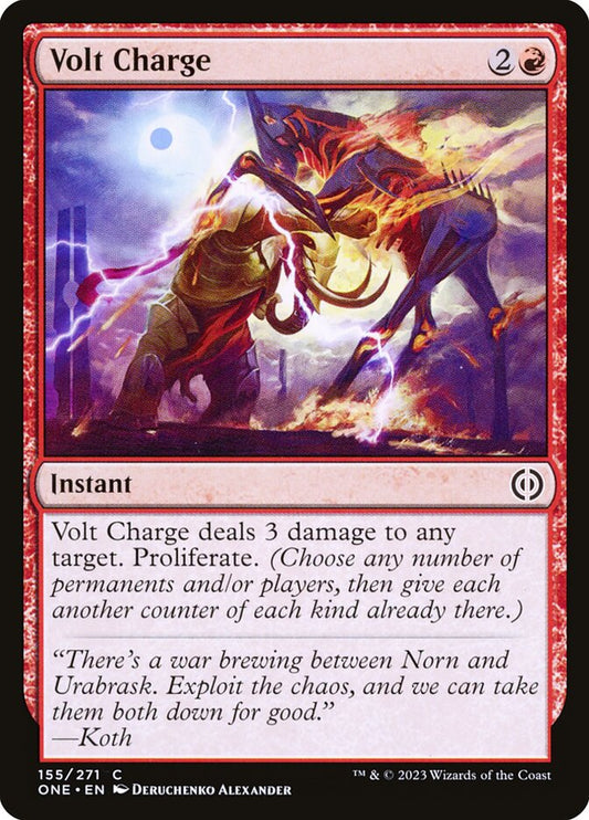 Volt Charge [Phyrexia: All Will Be One] (155)
