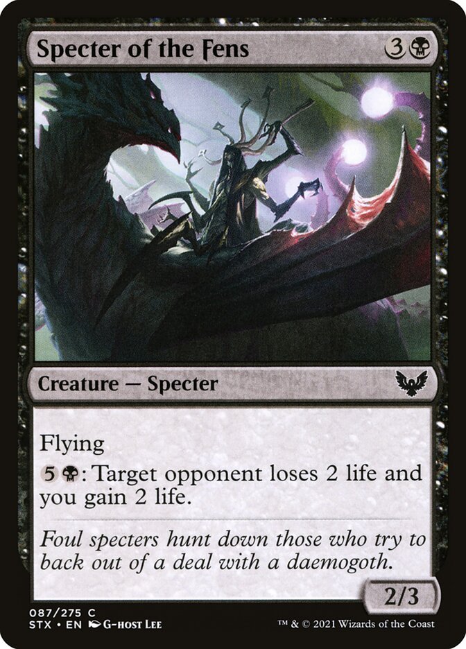 Specter of the Fens [Strixhaven: School of Mages] (87)