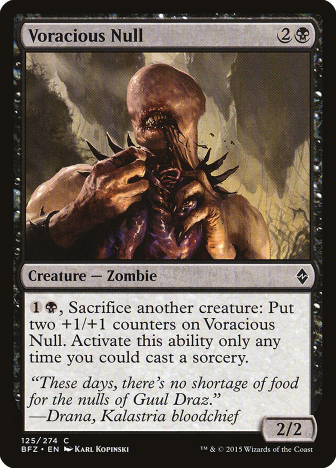 Voracious Null [Battle for Zendikar] (125)