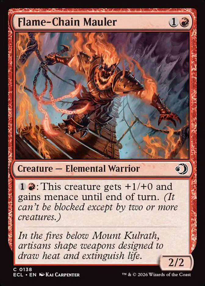 Flame-Chain Mauler [Lorwyn Eclipsed] (138)