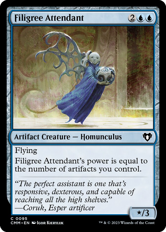 Filigree Attendant [Commander Masters] (95)