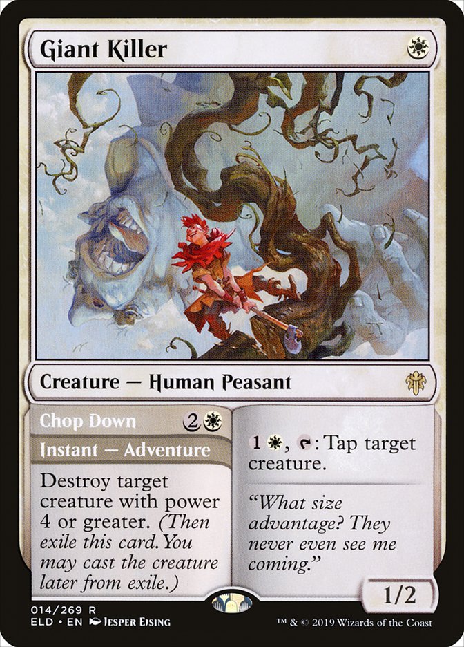 Giant Killer // Chop Down [Throne of Eldraine] (14)
