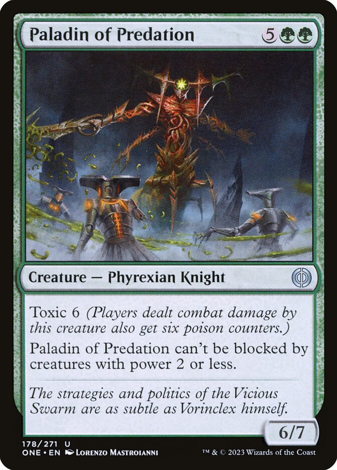Paladin of Predation [Phyrexia: All Will Be One] (178)