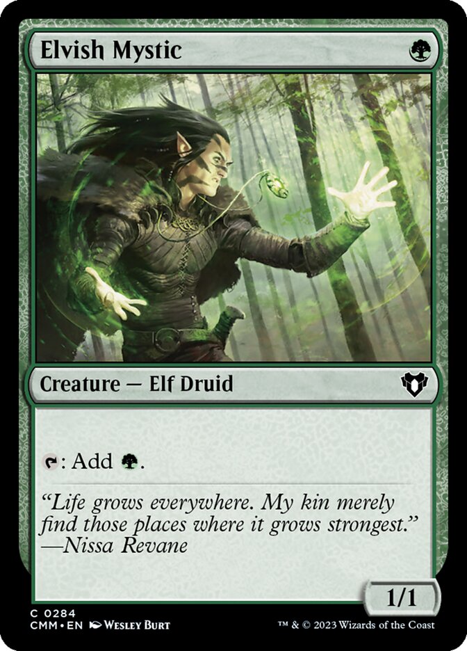 Elvish Mystic [Commander Masters] (284)