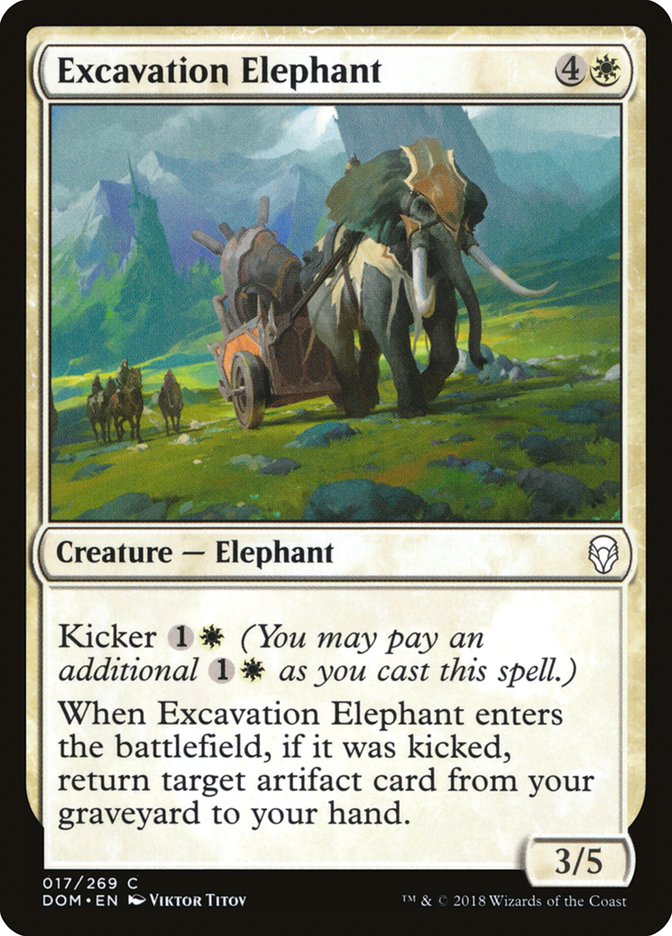 Excavation Elephant [Dominaria] (17)