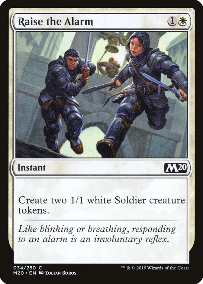 Raise the Alarm [Core Set 2020] (34)