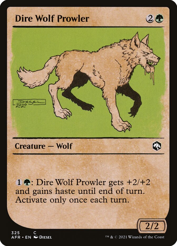 Dire Wolf Prowler [Adventures in the Forgotten Realms] (325)