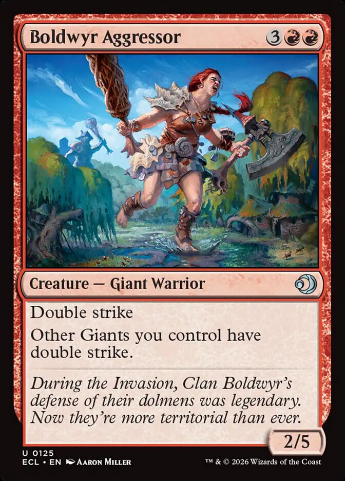 Boldwyr Aggressor [Lorwyn Eclipsed] (125)