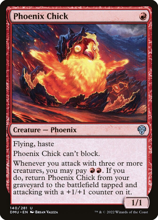 Phoenix Chick [Dominaria United] (140)