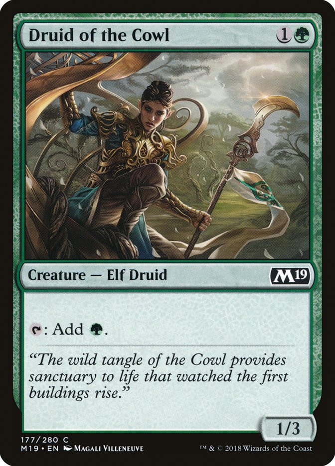 Druid of the Cowl [Core Set 2019] (177)