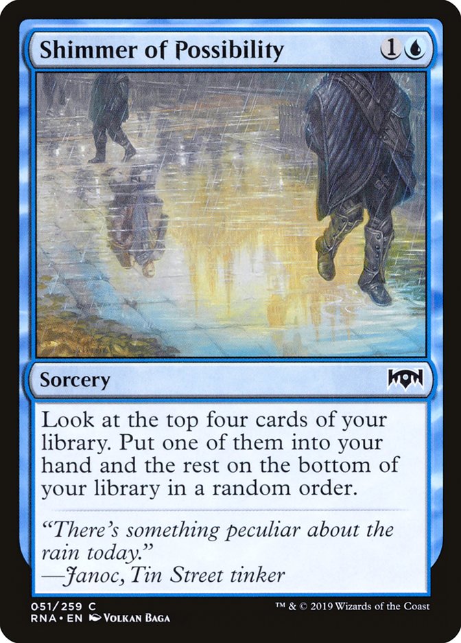 Shimmer of Possibility [Ravnica Allegiance] (51)