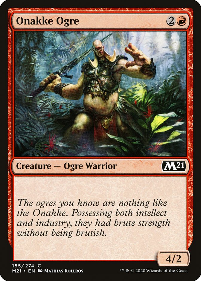 Onakke Ogre [Core Set 2021] (155)