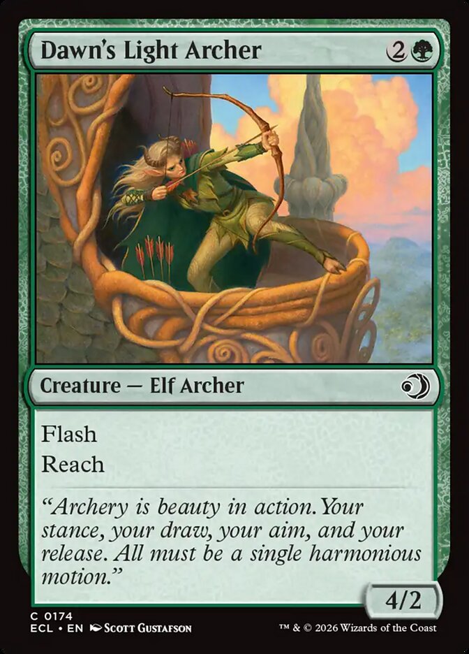 Dawn's Light Archer [Lorwyn Eclipsed] (174)