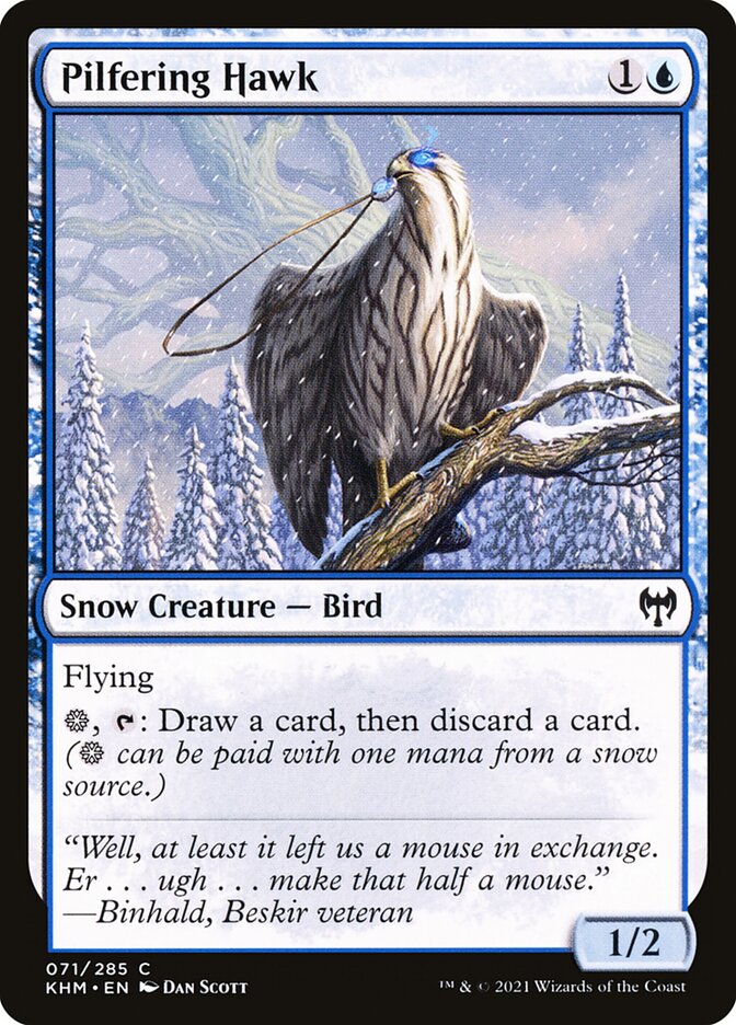 Pilfering Hawk [Kaldheim] (71)