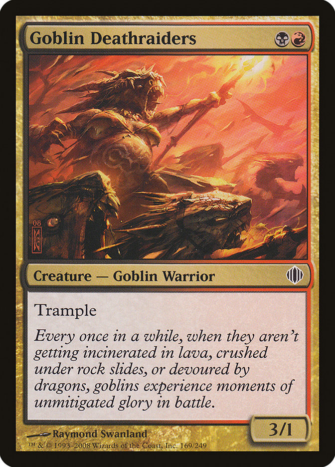 Goblin Deathraiders [Shards of Alara] (169)