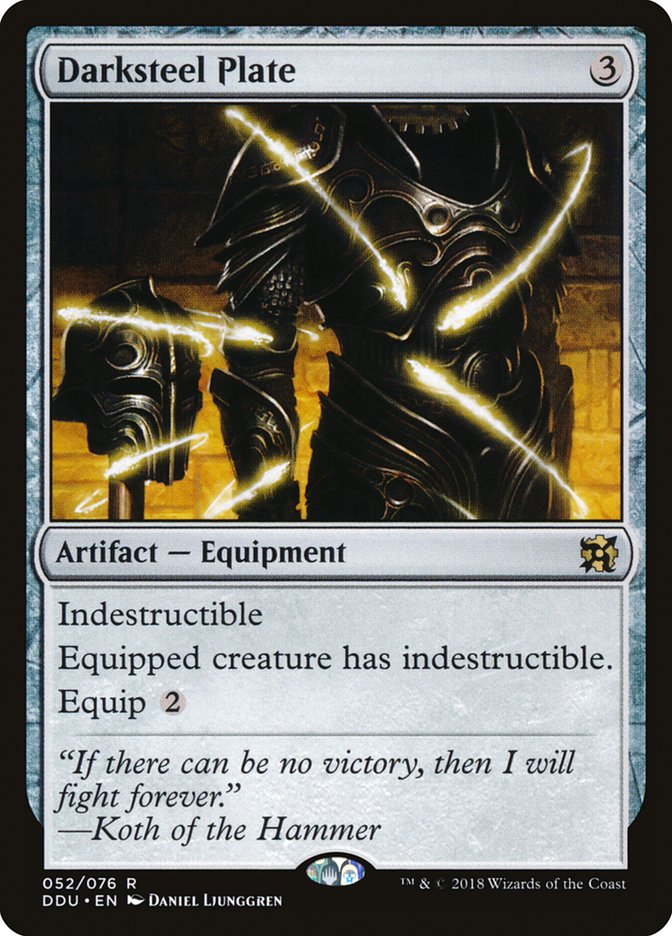 Darksteel Plate [Duel Decks: Elves vs. Inventors] (52)