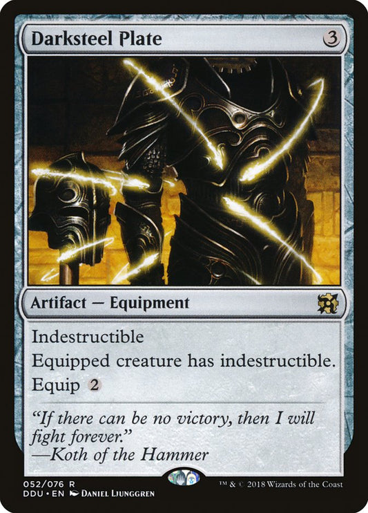 Darksteel Plate [Duel Decks: Elves vs. Inventors] (52)