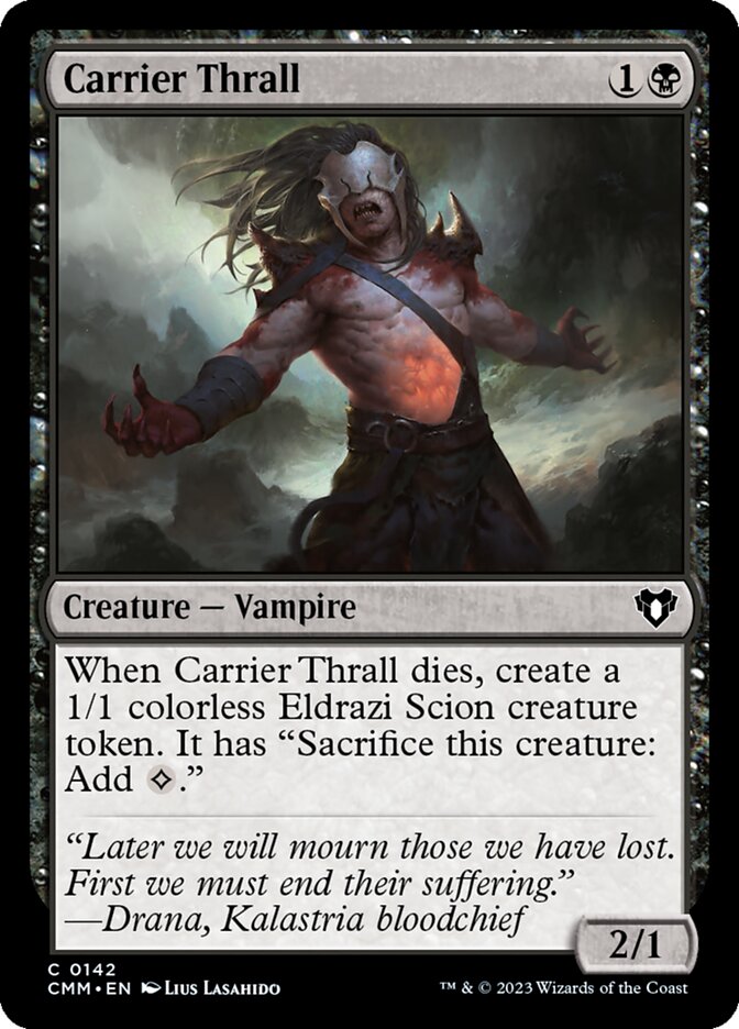 Carrier Thrall [Commander Masters] (142)