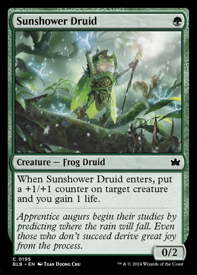 Sunshower Druid [Bloomburrow] (195)