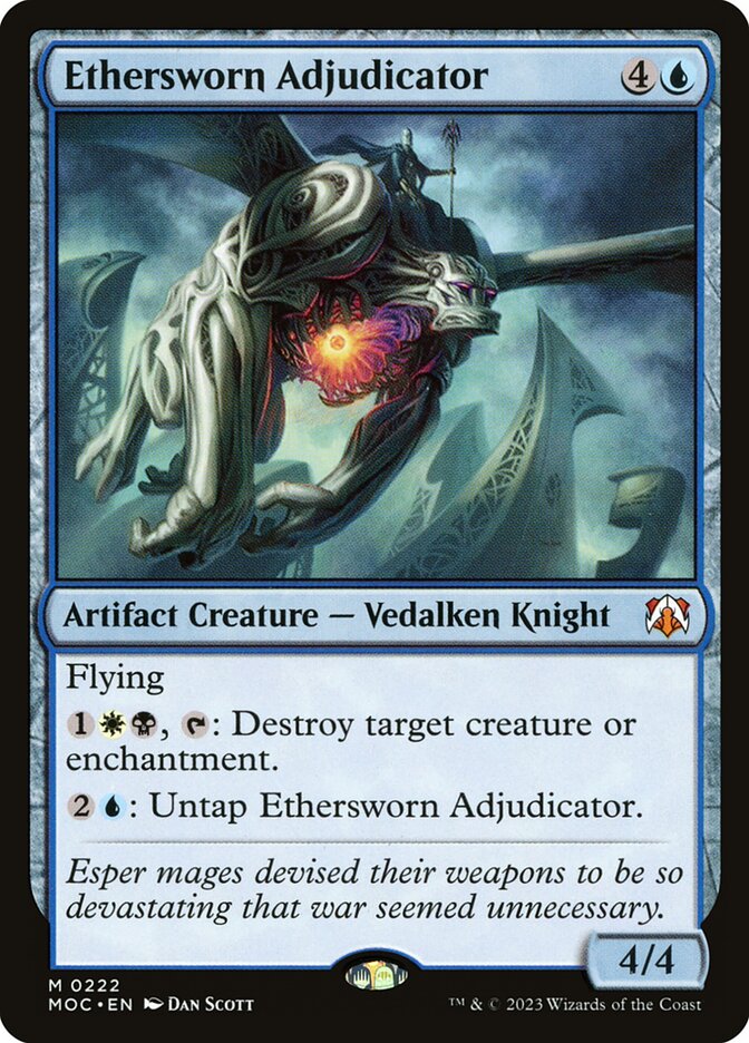 Ethersworn Adjudicator [March of the Machine Commander] (222)