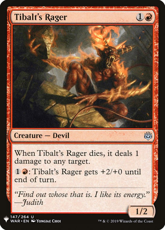 Tibalt's Rager [The List] (WAR-147)