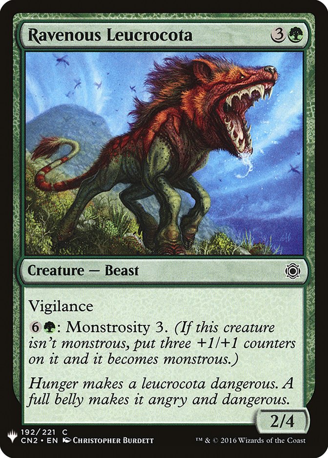 Ravenous Leucrocota [The List] (CN2-192)