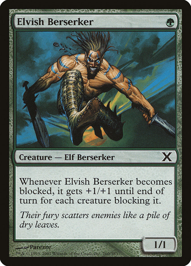 Elvish Berserker [Tenth Edition] (260)