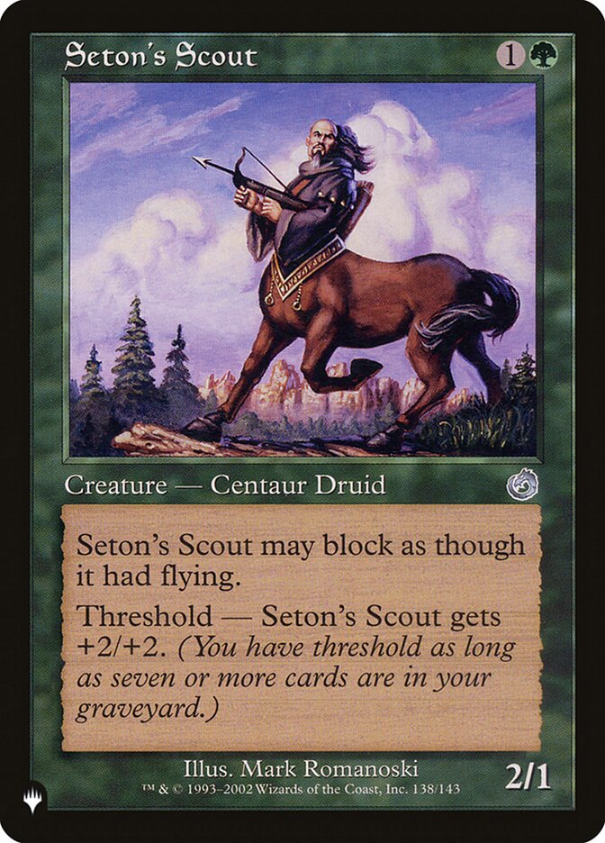 Seton's Scout [The List] (TOR-138)