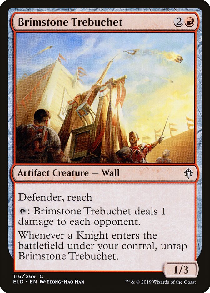 Brimstone Trebuchet [Throne of Eldraine] (116)