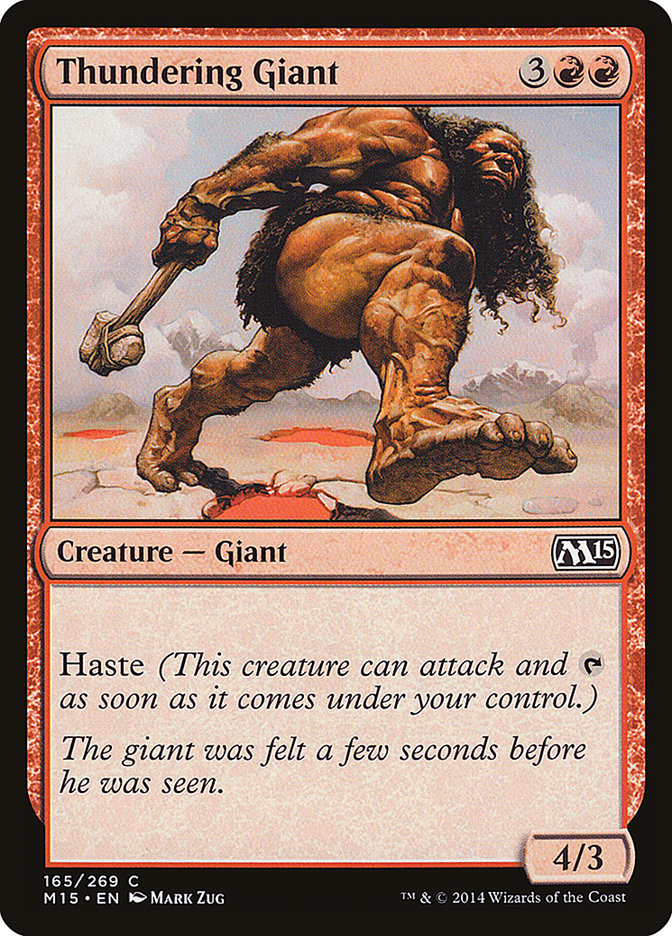 Thundering Giant [Magic 2015] (165)