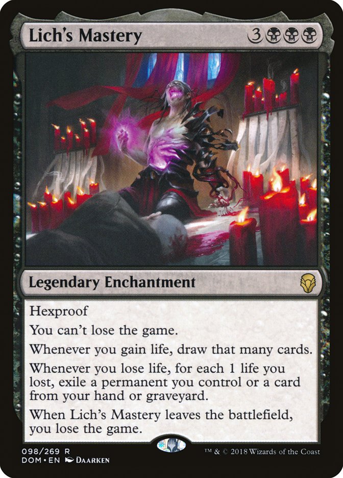 Lich's Mastery [Dominaria] (98)