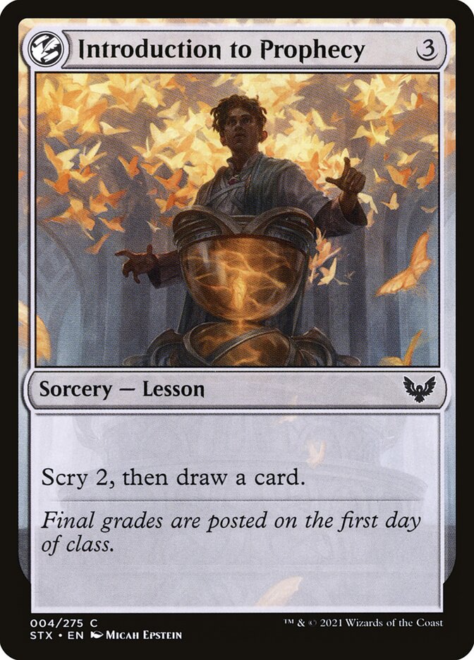 Introduction to Prophecy [Strixhaven: School of Mages] (4)