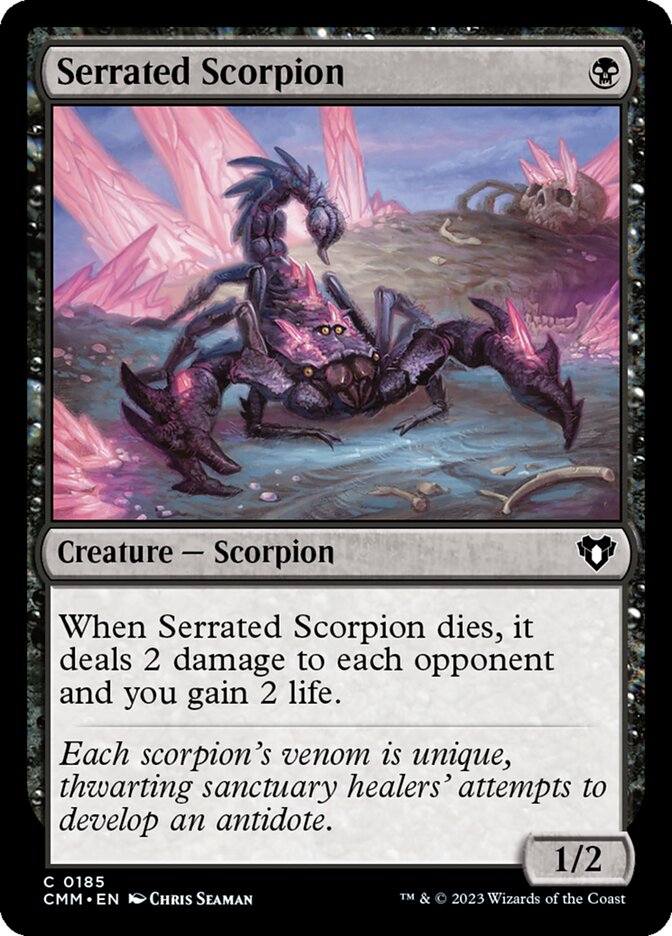 Serrated Scorpion [Commander Masters] (185)