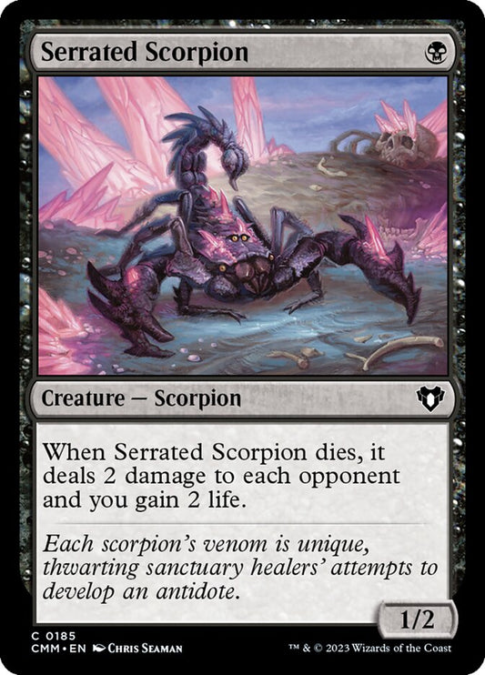Serrated Scorpion [Commander Masters] (185)