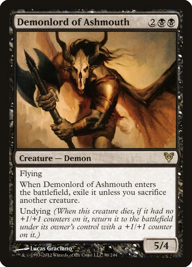 Demonlord of Ashmouth [Avacyn Restored] (96)