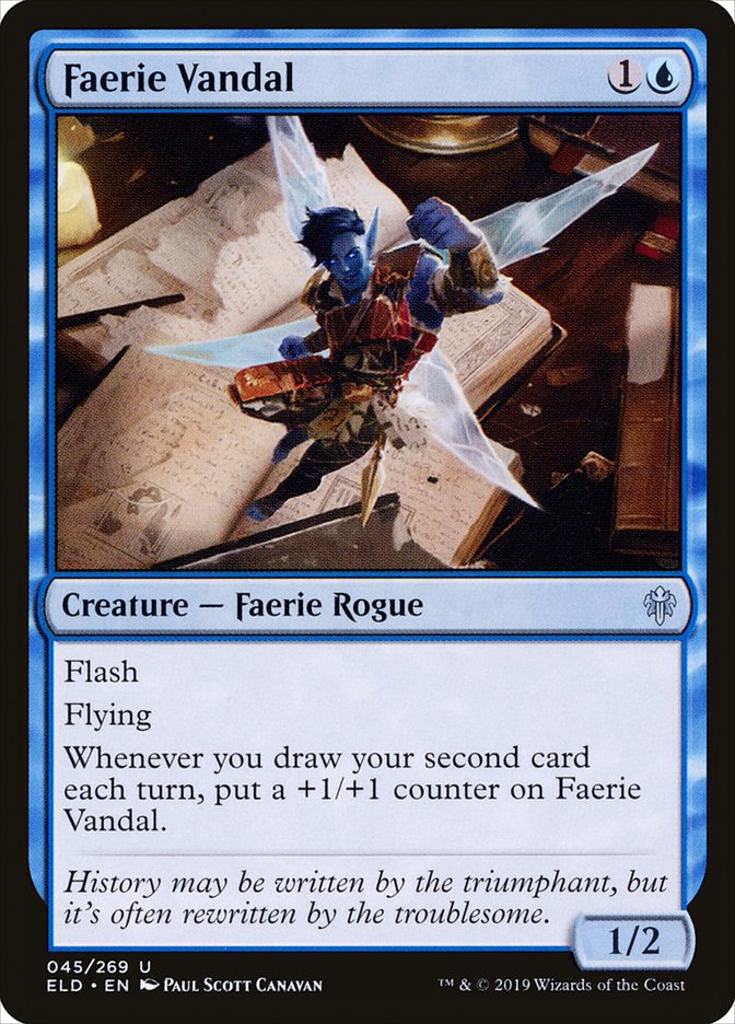 Faerie Vandal [Throne of Eldraine] (45)