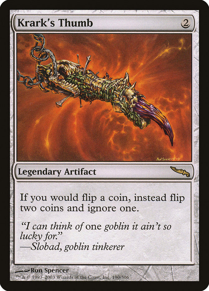 Krark's Thumb [Mirrodin] (190)