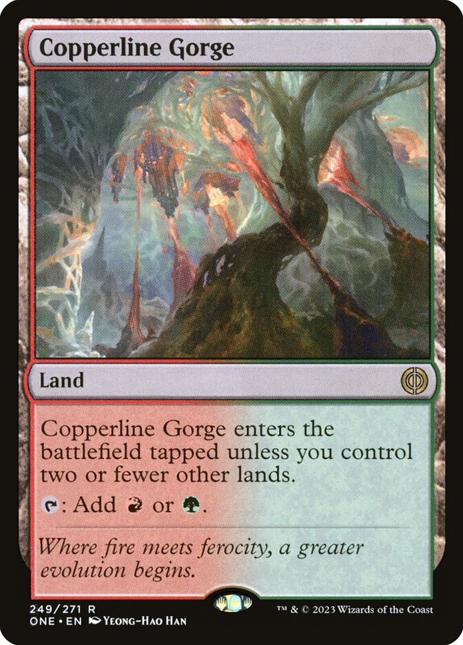 Copperline Gorge [Phyrexia: All Will Be One] (249)