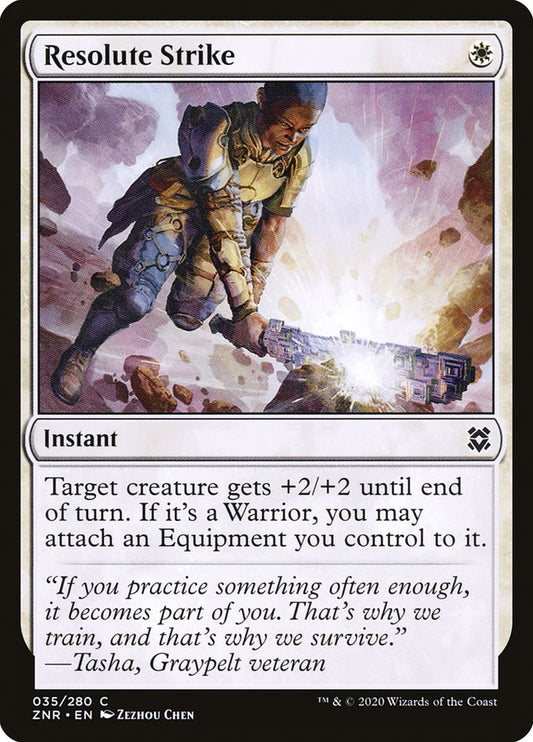 Resolute Strike [Zendikar Rising] (35)