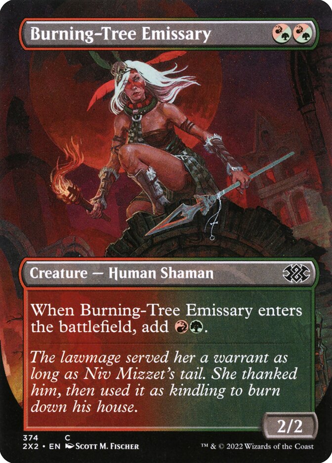 Burning-Tree Emissary [Double Masters 2022] (374)