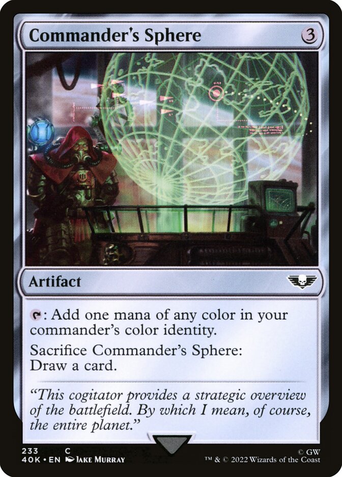 Commander's Sphere [Warhammer 40,000 Commander] (233)